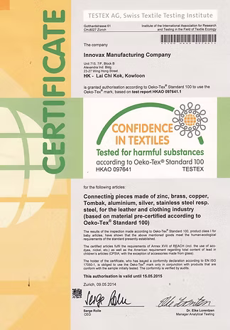 Oeko-Tex Certification